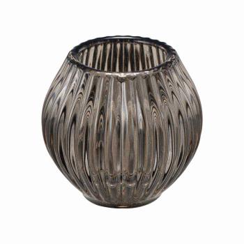 Lysestake Kombi Rille  7 cm grå