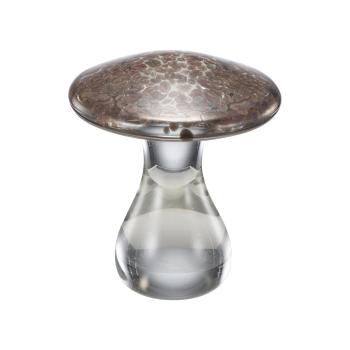 Dekorfigur Sopp i glass 10,5 cm