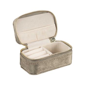 Smykkeskrin Mona 8,5 cm grønn åpen