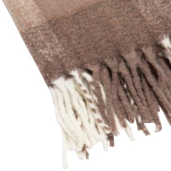 Pledd Ruter brun nærbilde