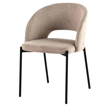 Stol Leo mørk beige