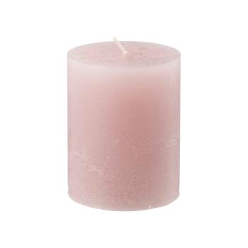 Kubbelys Rustikk 9cm rosa