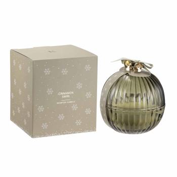 Duftlys julekule Cinnamon Swirl