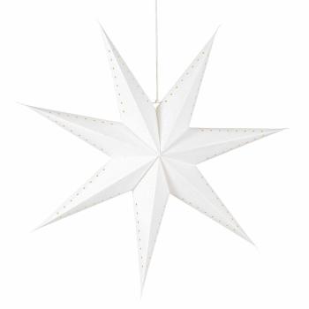 Adventstjerne 75 cm hvit