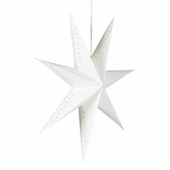 Adventstjerne 75 cm hvit
