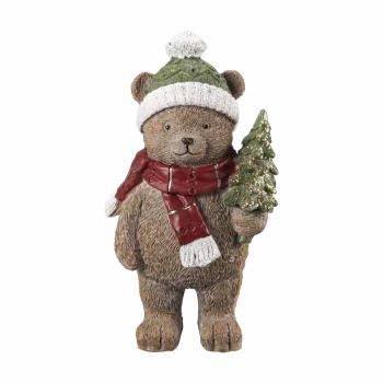 Bjørn med tre 7,5 cm brun