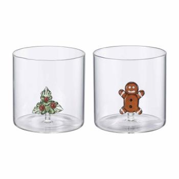 Glass Christmas 2pk