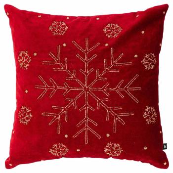 Putetrekk perler snøkrystall 48x48cm