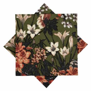 Serviett Høstgrønn grønn