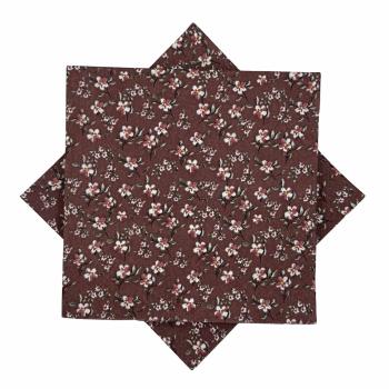 Serviett Tiny Flowers bordeaux