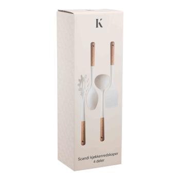 Scandi kjøkkenredskaper 4 deler i eske