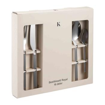 Bestikksett Royal 16 stk i eske