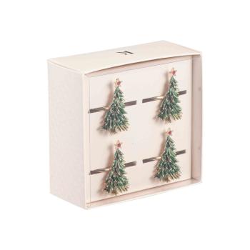 Serviettring juletre i eske