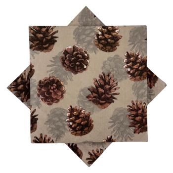 Serviett Kongle beige