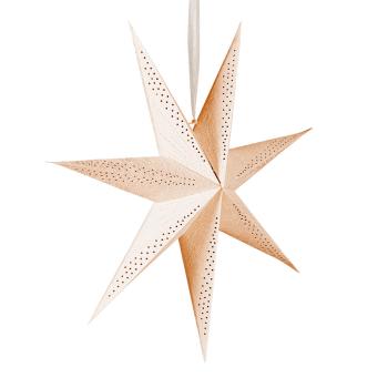Adventstjerne 75 cm beige