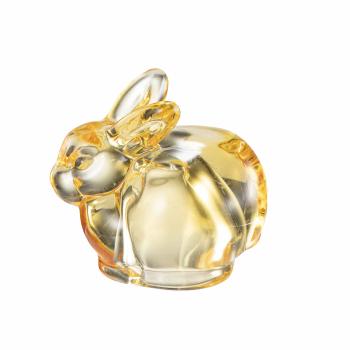 Kaninfigur 4,5 cm gul