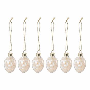 Glassegg småblomster 6-pk