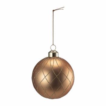 Julekule sparkle gull