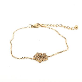 Armbånd med lykke-kløver, G