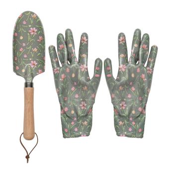 Hagesett Flora, hansker og spade