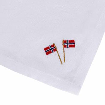 Tøyserviett 17. Mai Flagg 40x40cm 4-pk