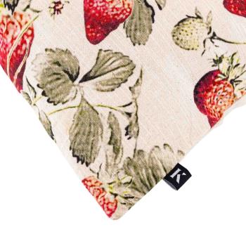 Putetrekk Jordbær 48x48cm nærbilde