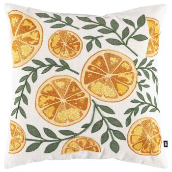 Putetrekk Appelsin broderi 48x48cm