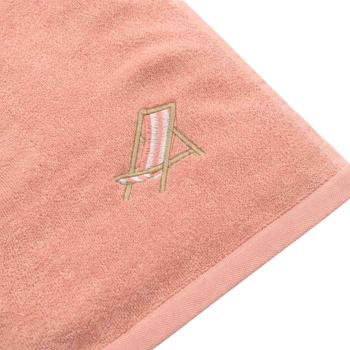 Strandhåndkle Summer brodert solstol