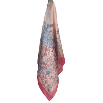 Skjerf Blomster 70x70 cm