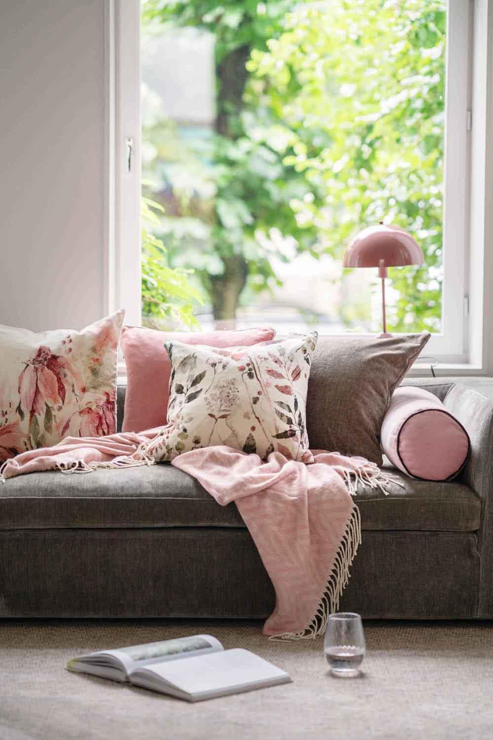 Pledd ZigZac 130x170 cm rosa | Kremmerhuset