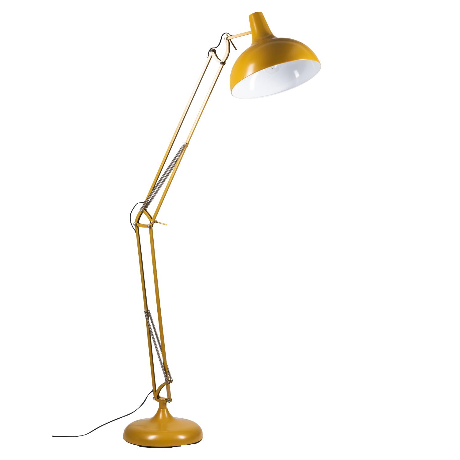Gulvlampe XXL 190cm Oker | Kremmerhuset Gulvlampe | FINN.no